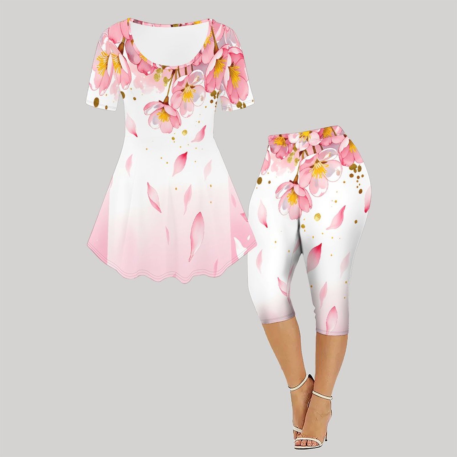 Комплект из 2 предметов: винта – обзор и цена Romper Floral Print