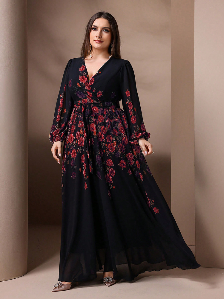 Женское длинное платье с цвето – обзор и цена Romper Floral Print