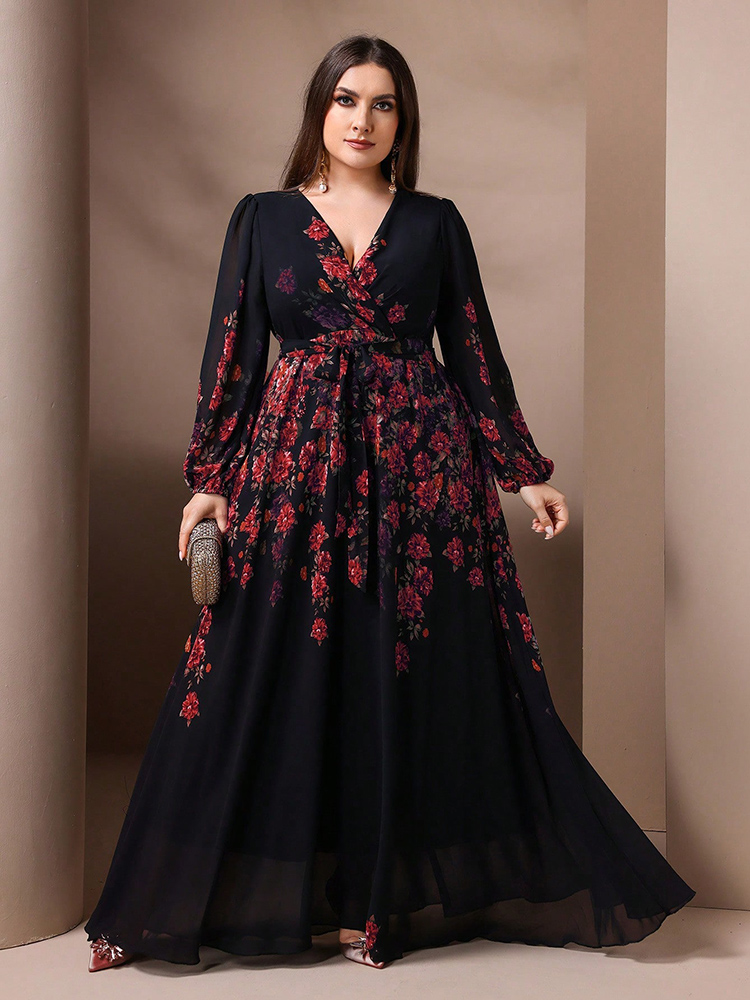 Женское длинное платье с цвето – обзор и цена Romper Floral Print
