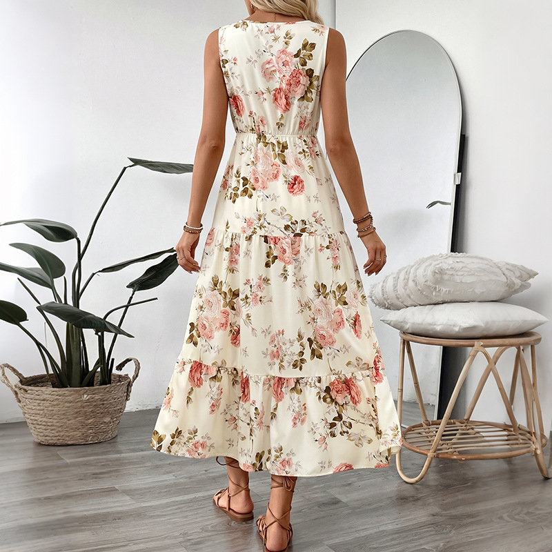 Женское летнее пляжное платье  – обзор и цена Midi Skirt Floral