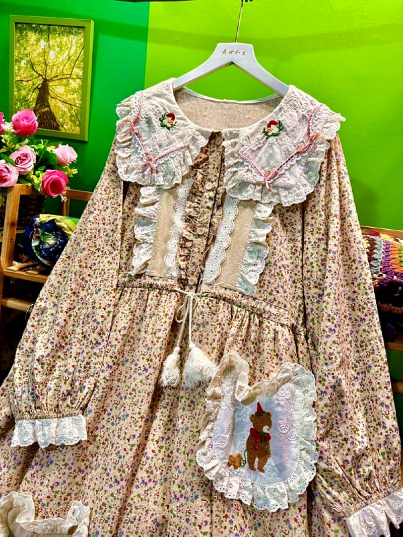 Осеннее хлопковое кружевное пл – обзор и цена Midi Skirt Floral